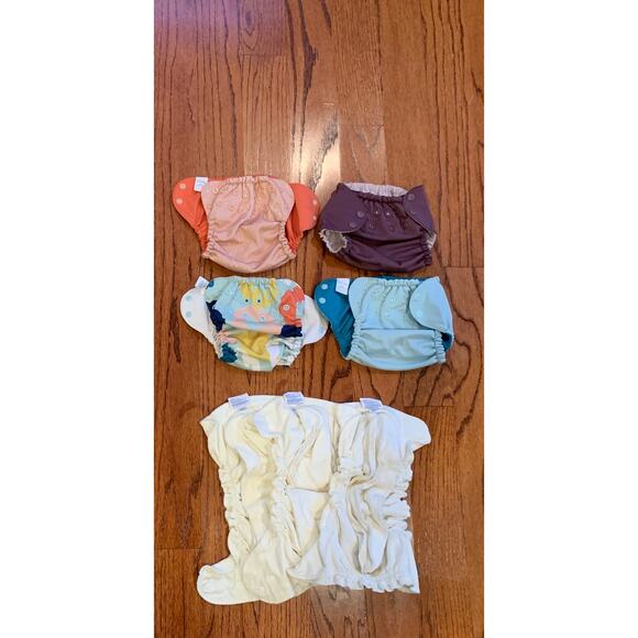 Esembly Reusable Cloth Diaper Bundle Inner & Outer (7 items)Size 1